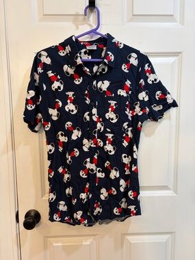 Snoopy Button Down